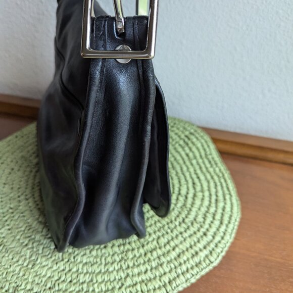 Coach Patricia Black Leather Legacy Shoulder Bag D1276-19921 EUC - Picture 4 of 10